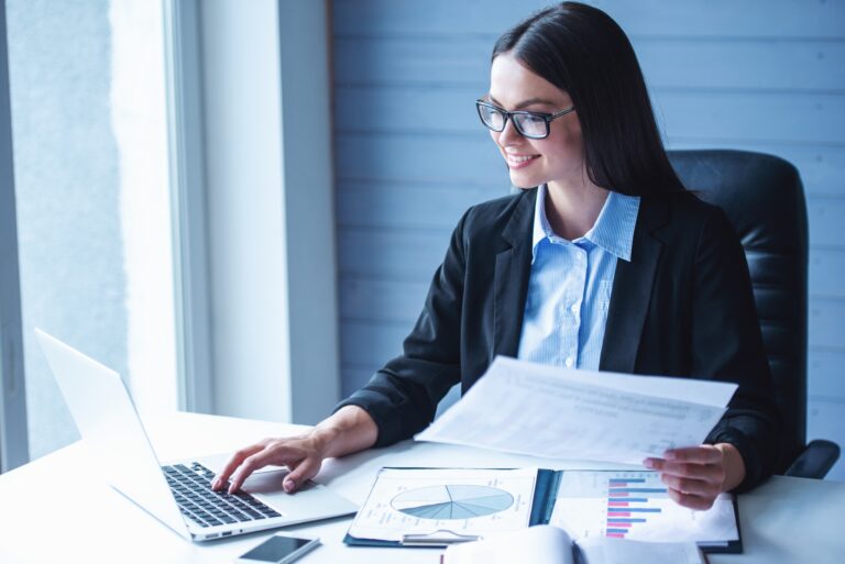 Beautiful business lady